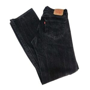 Levi's 501xx Jeans 33x34 (Measures 32x32.5) Black Button Fly 100% Cotton 2009